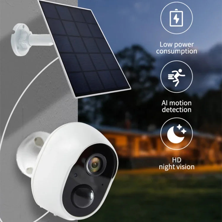 Caméra de Surveillance WiFi Sans Fil Solaire Ultra-HD Graffit Version Home, Sans Mémoire, 32 Go, 64 Go, 128 Go