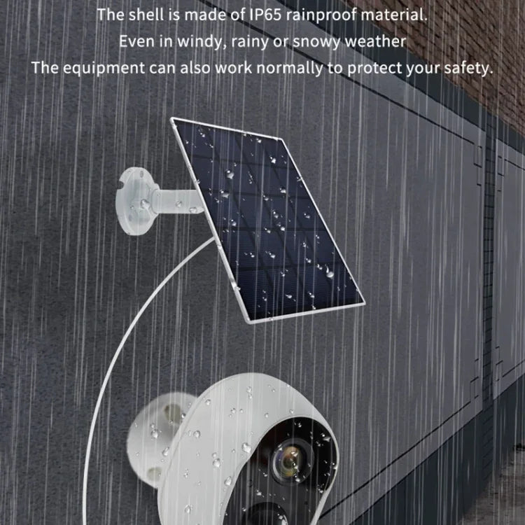 Caméra de Surveillance WiFi Sans Fil Solaire Ultra-HD Graffit Version Home, Sans Mémoire, 32 Go, 64 Go, 128 Go