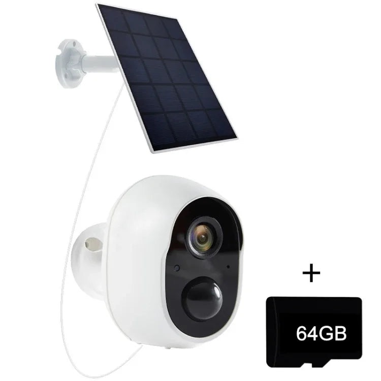 Caméra de Surveillance WiFi Sans Fil Solaire Ultra-HD Graffit Version Home, Sans Mémoire, 32 Go, 64 Go, 128 Go