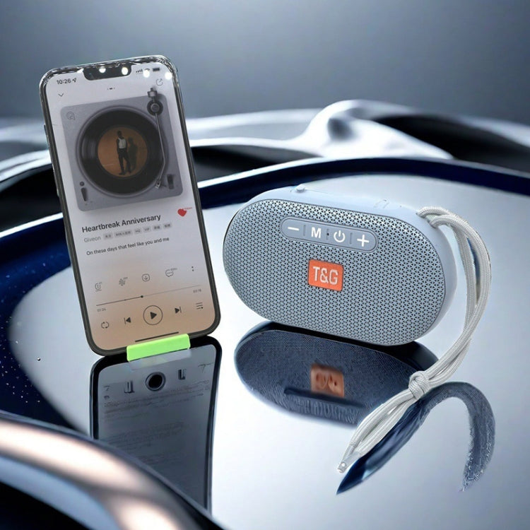 Haut-parleur Bluetooth sans fil portable T&G TG441 TWS Mini avec carte enfichable