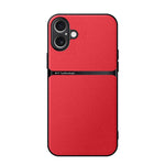 Étui de téléphone antichoc à couverture complète en cuir de litchi magnétique, pour iPhone 17e / 16e, pour iPhone 17 Pro Max, pour iPhone 17 Pro, pour iPhone 17, pour iPhone Air, pour iPhone 16 Pro Max, pour iPhone 16 Pro, pour iPhone 16 Plus