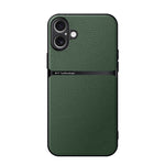Étui de téléphone antichoc à couverture complète en cuir de litchi magnétique, pour iPhone 17e / 16e, pour iPhone 17 Pro Max, pour iPhone 17 Pro, pour iPhone 17, pour iPhone Air, pour iPhone 16 Pro Max, pour iPhone 16 Pro, pour iPhone 16 Plus