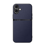 Étui de téléphone antichoc à couverture complète en cuir de litchi magnétique, pour iPhone 17e / 16e, pour iPhone 17 Pro Max, pour iPhone 17 Pro, pour iPhone 17, pour iPhone Air, pour iPhone 16 Pro Max, pour iPhone 16 Pro, pour iPhone 16 Plus