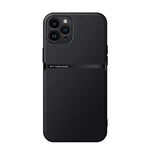 Coque de téléphone antichoc à couverture complète magnétique en cuir de litchi, Pour iPhone 11, Pour iPhone 11 Pro, Pour iPhone X / XS, Pour iPhone XR, Pour iPhone XS Max