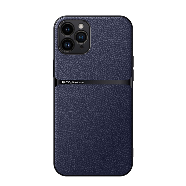 Coque de téléphone antichoc à couverture complète magnétique en cuir de litchi, Pour iPhone 11, Pour iPhone 11 Pro, Pour iPhone X / XS, Pour iPhone XR, Pour iPhone XS Max