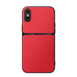 Coque de téléphone antichoc à couverture complète magnétique en cuir de litchi, Pour iPhone 11, Pour iPhone 11 Pro, Pour iPhone X / XS, Pour iPhone XR, Pour iPhone XS Max