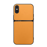 Coque de téléphone antichoc à couverture complète magnétique en cuir de litchi, Pour iPhone 11, Pour iPhone 11 Pro, Pour iPhone X / XS, Pour iPhone XR, Pour iPhone XS Max