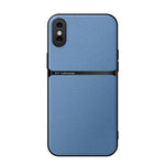 Coque de téléphone antichoc à couverture complète magnétique en cuir de litchi, Pour iPhone 11, Pour iPhone 11 Pro, Pour iPhone X / XS, Pour iPhone XR, Pour iPhone XS Max
