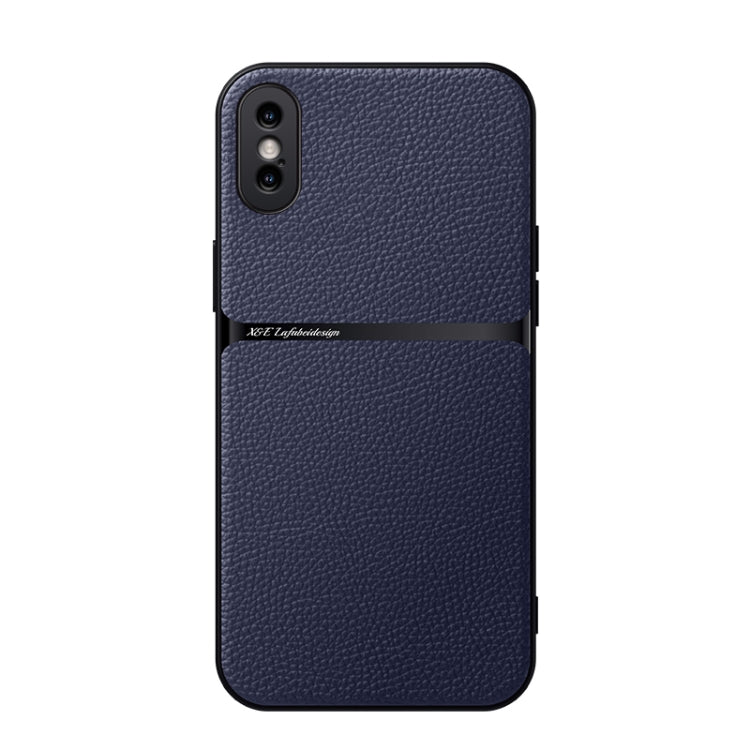 Coque de téléphone antichoc à couverture complète magnétique en cuir de litchi, Pour iPhone 11, Pour iPhone 11 Pro, Pour iPhone X / XS, Pour iPhone XR, Pour iPhone XS Max