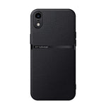 Coque de téléphone antichoc à couverture complète magnétique en cuir de litchi, Pour iPhone 11, Pour iPhone 11 Pro, Pour iPhone X / XS, Pour iPhone XR, Pour iPhone XS Max