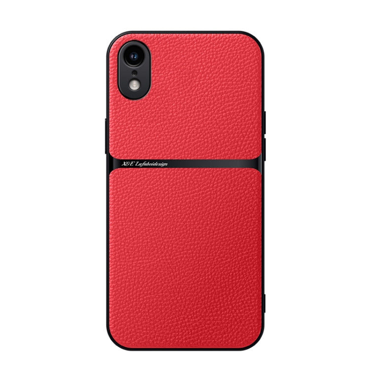 Coque de téléphone antichoc à couverture complète magnétique en cuir de litchi, Pour iPhone 11, Pour iPhone 11 Pro, Pour iPhone X / XS, Pour iPhone XR, Pour iPhone XS Max