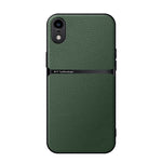 Coque de téléphone antichoc à couverture complète magnétique en cuir de litchi, Pour iPhone 11, Pour iPhone 11 Pro, Pour iPhone X / XS, Pour iPhone XR, Pour iPhone XS Max