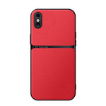 Coque de téléphone antichoc à couverture complète magnétique en cuir de litchi, Pour iPhone 11, Pour iPhone 11 Pro, Pour iPhone X / XS, Pour iPhone XR, Pour iPhone XS Max