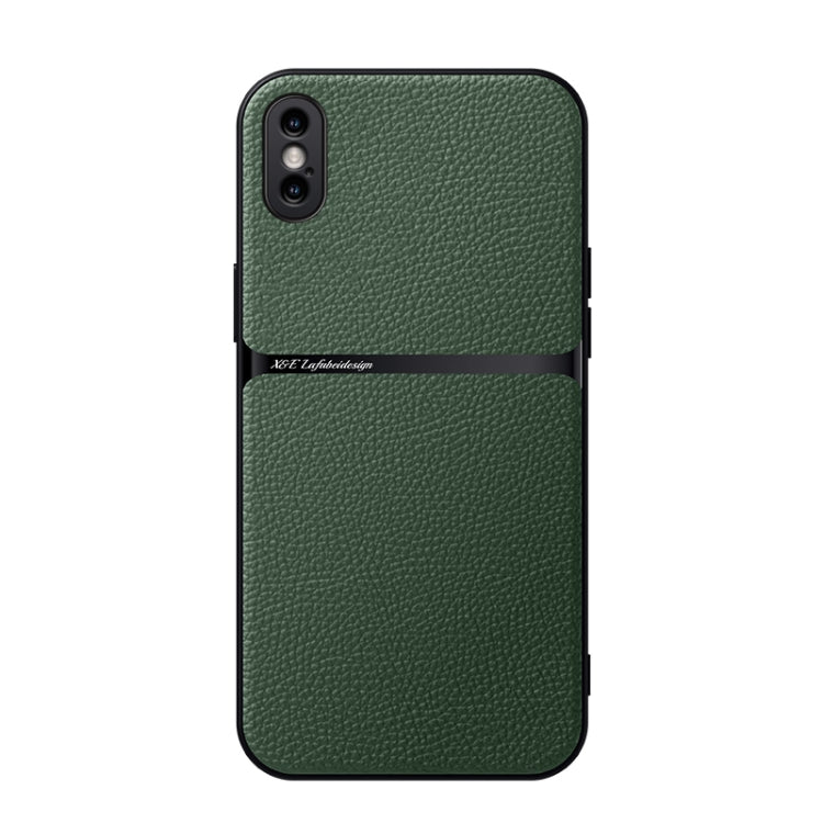 Coque de téléphone antichoc à couverture complète magnétique en cuir de litchi, Pour iPhone 11, Pour iPhone 11 Pro, Pour iPhone X / XS, Pour iPhone XR, Pour iPhone XS Max