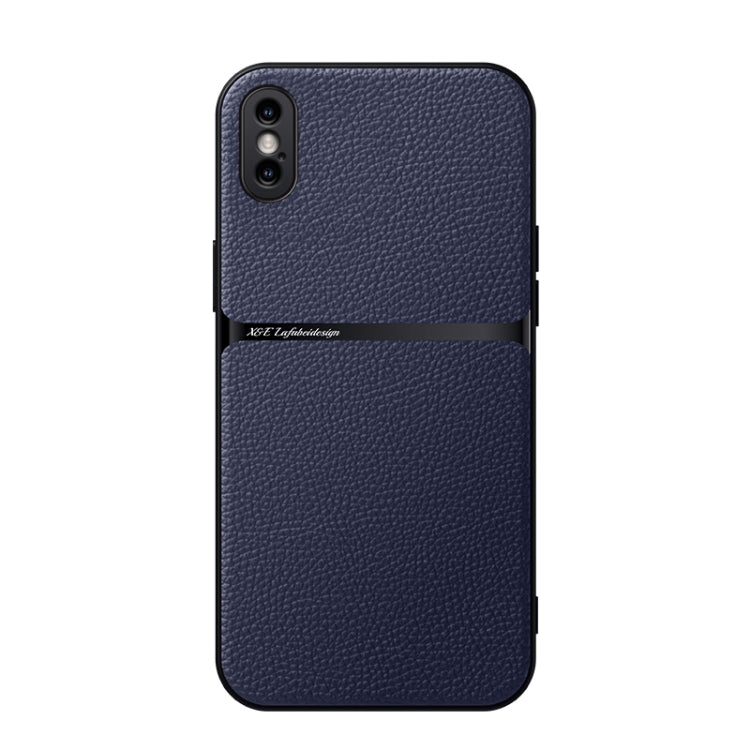 Coque de téléphone antichoc à couverture complète magnétique en cuir de litchi, Pour iPhone 11, Pour iPhone 11 Pro, Pour iPhone X / XS, Pour iPhone XR, Pour iPhone XS Max