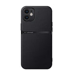 Coque de téléphone antichoc à couverture complète magnétique en cuir de litchi, Pour iPhone 11, Pour iPhone 11 Pro, Pour iPhone X / XS, Pour iPhone XR, Pour iPhone XS Max