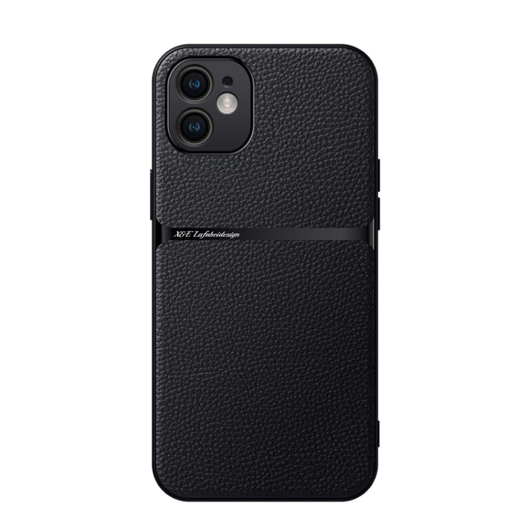Coque de téléphone antichoc à couverture complète magnétique en cuir de litchi, Pour iPhone 11, Pour iPhone 11 Pro, Pour iPhone X / XS, Pour iPhone XR, Pour iPhone XS Max