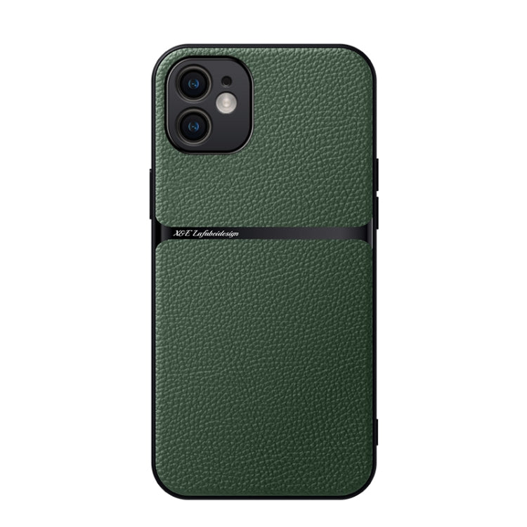 Coque de téléphone antichoc à couverture complète magnétique en cuir de litchi, Pour iPhone 11, Pour iPhone 11 Pro, Pour iPhone X / XS, Pour iPhone XR, Pour iPhone XS Max