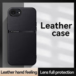 Étui de téléphone antichoc à couverture complète en cuir de litchi magnétique, pour iPhone 17e / 16e, pour iPhone 17 Pro Max, pour iPhone 17 Pro, pour iPhone 17, pour iPhone Air, pour iPhone 16 Pro Max, pour iPhone 16 Pro, pour iPhone 16 Plus
