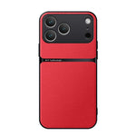 Étui de téléphone antichoc à couverture complète en cuir de litchi magnétique, pour iPhone 17e / 16e, pour iPhone 17 Pro Max, pour iPhone 17 Pro, pour iPhone 17, pour iPhone Air, pour iPhone 16 Pro Max, pour iPhone 16 Pro, pour iPhone 16 Plus