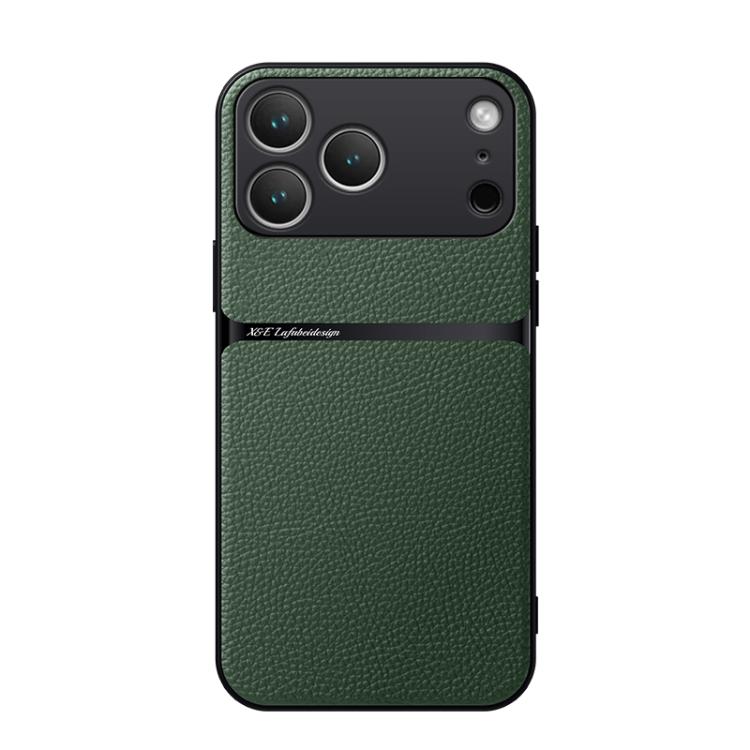 Étui de téléphone antichoc à couverture complète en cuir de litchi magnétique, pour iPhone 17e / 16e, pour iPhone 17 Pro Max, pour iPhone 17 Pro, pour iPhone 17, pour iPhone Air, pour iPhone 16 Pro Max, pour iPhone 16 Pro, pour iPhone 16 Plus