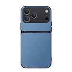 Étui de téléphone antichoc à couverture complète en cuir de litchi magnétique, pour iPhone 17e / 16e, pour iPhone 17 Pro Max, pour iPhone 17 Pro, pour iPhone 17, pour iPhone Air, pour iPhone 16 Pro Max, pour iPhone 16 Pro, pour iPhone 16 Plus