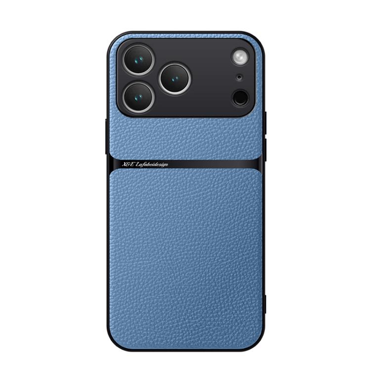 Étui de téléphone antichoc à couverture complète en cuir de litchi magnétique, pour iPhone 17e / 16e, pour iPhone 17 Pro Max, pour iPhone 17 Pro, pour iPhone 17, pour iPhone Air, pour iPhone 16 Pro Max, pour iPhone 16 Pro, pour iPhone 16 Plus