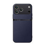 Étui de téléphone antichoc à couverture complète en cuir de litchi magnétique, pour iPhone 17e / 16e, pour iPhone 17 Pro Max, pour iPhone 17 Pro, pour iPhone 17, pour iPhone Air, pour iPhone 16 Pro Max, pour iPhone 16 Pro, pour iPhone 16 Plus