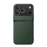 Étui de téléphone antichoc à couverture complète en cuir de litchi magnétique, pour iPhone 17e / 16e, pour iPhone 17 Pro Max, pour iPhone 17 Pro, pour iPhone 17, pour iPhone Air, pour iPhone 16 Pro Max, pour iPhone 16 Pro, pour iPhone 16 Plus