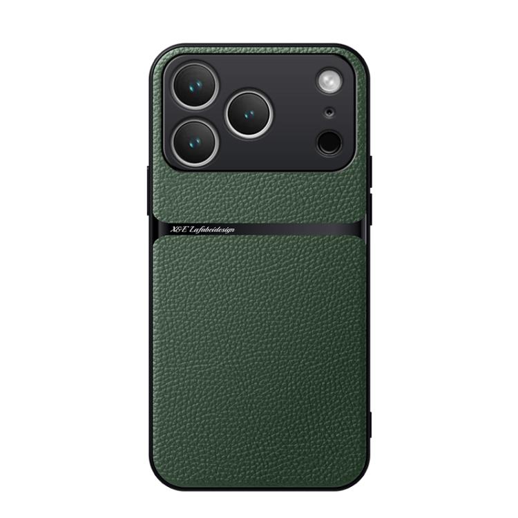 Étui de téléphone antichoc à couverture complète en cuir de litchi magnétique, pour iPhone 17e / 16e, pour iPhone 17 Pro Max, pour iPhone 17 Pro, pour iPhone 17, pour iPhone Air, pour iPhone 16 Pro Max, pour iPhone 16 Pro, pour iPhone 16 Plus