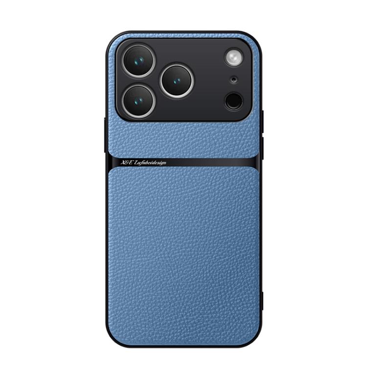 Étui de téléphone antichoc à couverture complète en cuir de litchi magnétique, pour iPhone 17e / 16e, pour iPhone 17 Pro Max, pour iPhone 17 Pro, pour iPhone 17, pour iPhone Air, pour iPhone 16 Pro Max, pour iPhone 16 Pro, pour iPhone 16 Plus