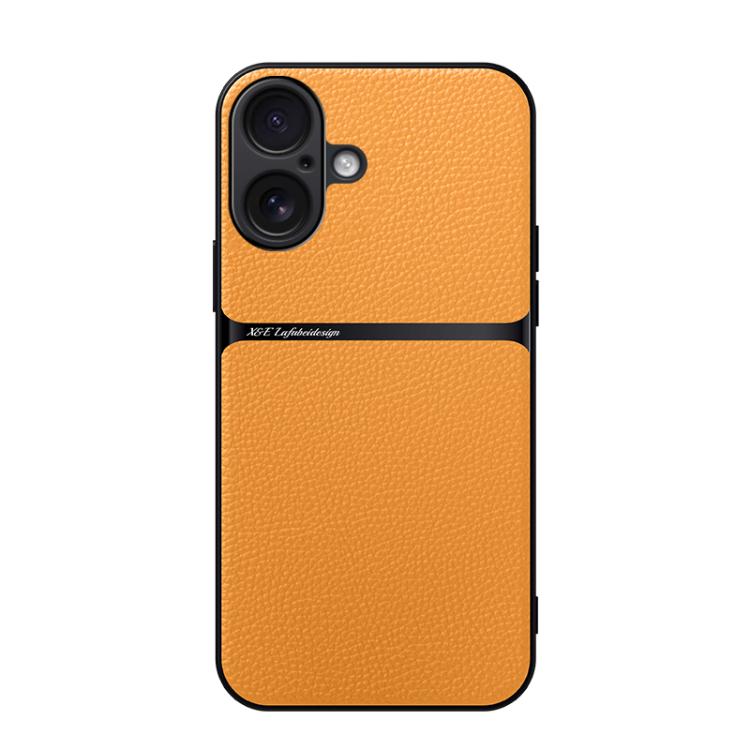 Étui de téléphone antichoc à couverture complète en cuir de litchi magnétique, pour iPhone 17e / 16e, pour iPhone 17 Pro Max, pour iPhone 17 Pro, pour iPhone 17, pour iPhone Air, pour iPhone 16 Pro Max, pour iPhone 16 Pro, pour iPhone 16 Plus