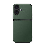 Étui de téléphone antichoc à couverture complète en cuir de litchi magnétique, pour iPhone 17e / 16e, pour iPhone 17 Pro Max, pour iPhone 17 Pro, pour iPhone 17, pour iPhone Air, pour iPhone 16 Pro Max, pour iPhone 16 Pro, pour iPhone 16 Plus