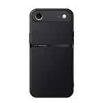 Étui de téléphone antichoc à couverture complète en cuir de litchi magnétique, pour iPhone 17e / 16e, pour iPhone 17 Pro Max, pour iPhone 17 Pro, pour iPhone 17, pour iPhone Air, pour iPhone 16 Pro Max, pour iPhone 16 Pro, pour iPhone 16 Plus