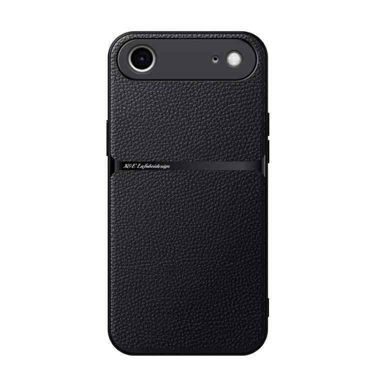 Étui de téléphone antichoc à couverture complète en cuir de litchi magnétique, pour iPhone 17e / 16e, pour iPhone 17 Pro Max, pour iPhone 17 Pro, pour iPhone 17, pour iPhone Air, pour iPhone 16 Pro Max, pour iPhone 16 Pro, pour iPhone 16 Plus