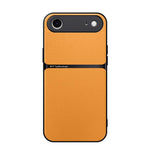 Étui de téléphone antichoc à couverture complète en cuir de litchi magnétique, pour iPhone 17e / 16e, pour iPhone 17 Pro Max, pour iPhone 17 Pro, pour iPhone 17, pour iPhone Air, pour iPhone 16 Pro Max, pour iPhone 16 Pro, pour iPhone 16 Plus