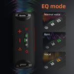 Enceinte Bluetooth portable d'extérieur Zealot S85M 50W avec microphone, S85 + 1 micro