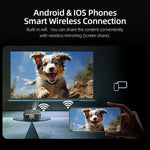 Projecteur intelligent AUN U002 1920x1080P 970ANSI Android 12 Home cinéma, prise US, prise UK, prise AU, prise EU
