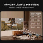 Projecteur intelligent AUN U002 1920x1080P 970ANSI Android 12 Home cinéma, prise US, prise UK, prise AU, prise EU