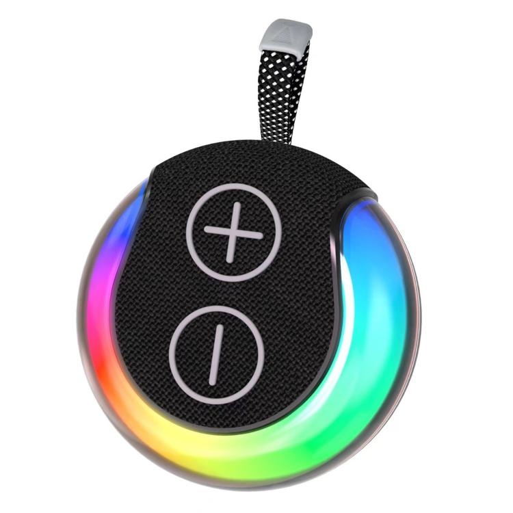 Haut-parleur Bluetooth RVB portable d'extérieur avec caisson de basses de bureau