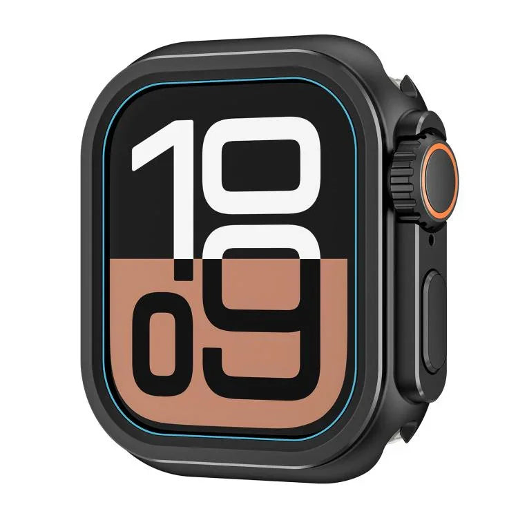 Boîtier de montre Ultra 49 mm en alliage de zinc, compatible avec Apple Watch Series 6/5/4/SE 44 mm, Apple Watch Series 10/11 46 mm et Apple Watch Series 9/8/7 45 mm.