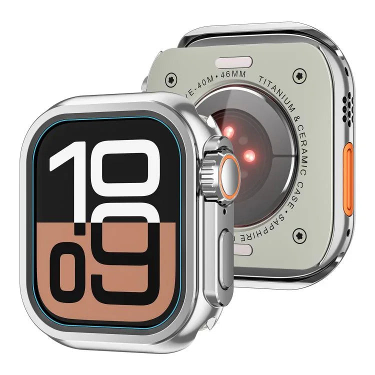 Boîtier de montre Ultra 49 mm en alliage de zinc, compatible avec Apple Watch Series 6/5/4/SE 44 mm, Apple Watch Series 10/11 46 mm et Apple Watch Series 9/8/7 45 mm.