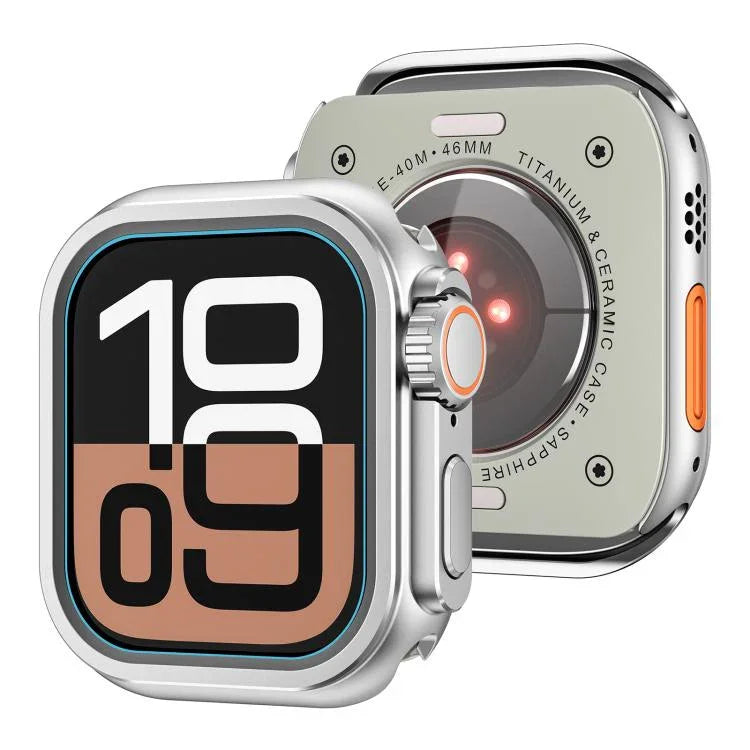 Boîtier de montre Ultra 49 mm en alliage de zinc, compatible avec Apple Watch Series 6/5/4/SE 44 mm, Apple Watch Series 10/11 46 mm et Apple Watch Series 9/8/7 45 mm.