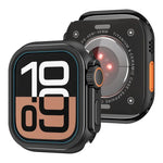 Boîtier de montre Ultra 49 mm en alliage de zinc, compatible avec Apple Watch Series 6/5/4/SE 44 mm, Apple Watch Series 10/11 46 mm et Apple Watch Series 9/8/7 45 mm.