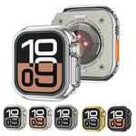 Boîtier de montre Ultra 49 mm en alliage de zinc, compatible avec Apple Watch Series 6/5/4/SE 44 mm, Apple Watch Series 10/11 46 mm et Apple Watch Series 9/8/7 45 mm.