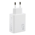 Chargeur rapide USB 67W avec câble USB vers Type-C 1m, câble Type-C 67W