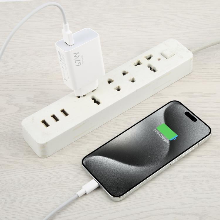 Chargeur rapide USB 67W avec câble USB vers Type-C 1m, câble Type-C 67W