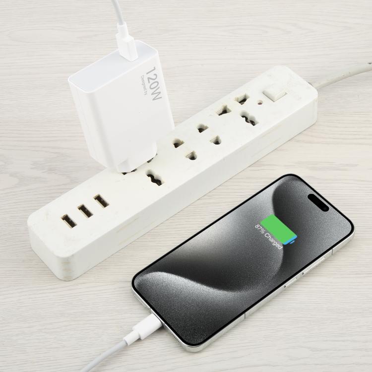 Chargeur rapide USB 120W avec câble USB vers Type-C 1m, 120W