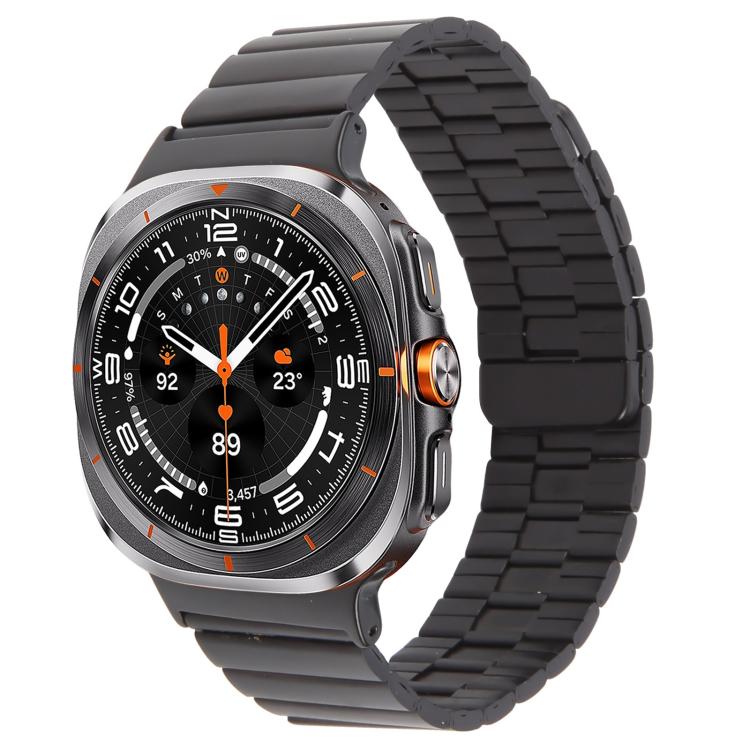 Bracelet de Montre Magnétique en Acier Inoxydable Bambou, Pour Samsung Galaxy Watch Ultra 47mm / Ultra 2025