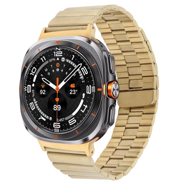 Bracelet de Montre Magnétique en Acier Inoxydable Bambou, Pour Samsung Galaxy Watch Ultra 47mm / Ultra 2025